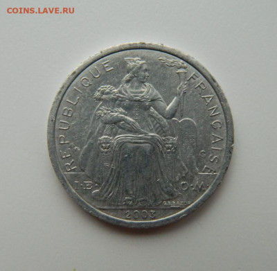 Французская Полинезия 2 франка 2003 г. (Лодки) до 10.11.22 - DSCN3988.JPG