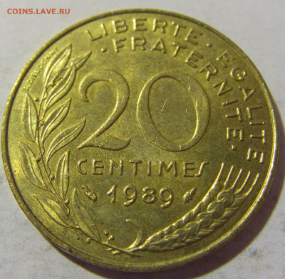 20 сантим 1989 Франция №2а 12.11.2022 22:00 МСК - CIMG7999.JPG