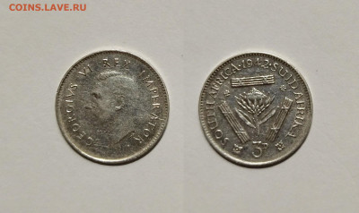 Британская Южная Африка 3 цента 1942 г Георг VI - 10.11 - IMG_20220729_182600