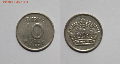 Швеция 10 эре 1958 года Густав VI Адольф - 10.11 - IMG_20220729_182520