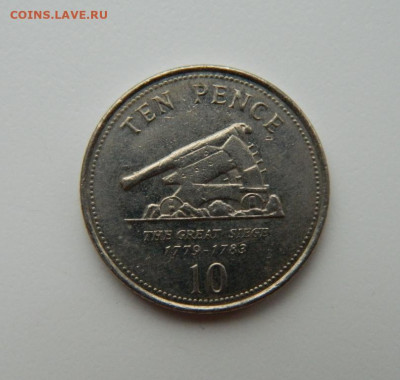 Гибралтар 10 пенсов 2010 г. (Пушка) до 10.11.22 - DSCN4048.JPG