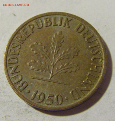 1 пфенниг 1950 F ФРГ №1а 12.11.2022 22:00 МСК - CIMG4655.JPG