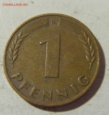 1 пфенниг 1950 D ФРГ №1а 12.11.2022 22:00 МСК - CIMG4657.JPG