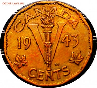 E62 Канада 5¢ 1943 Tombac George VI до 08.12 в 22°° - E62 5c 1943_1
