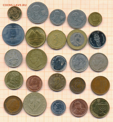 монеты разные 14 от 5 руб. фикс цена - лист 14а 001