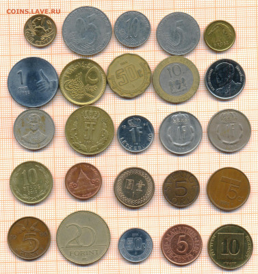 монеты разные 14 от 5 руб. фикс цена - лист 14 001