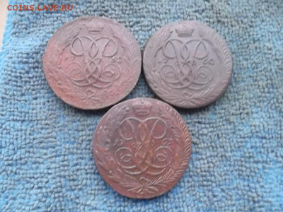 5 копеек 1758,60,61 гг.(Елизавета) до 10.11.2022 г. - SAM_6282.JPG