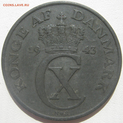 Дания (германская оккупация) 5 эре 1943 Zn до 11.11. 22:00 - IMG_1986.JPG
