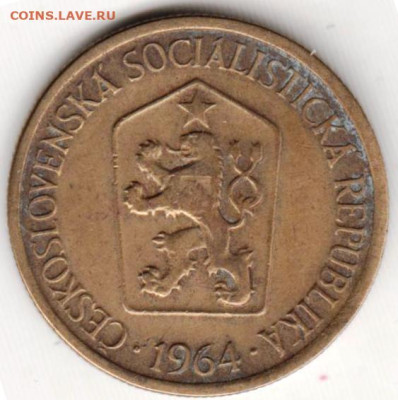 ЧЕХОСЛОВАКИЯ 1 крона 1964 г. до 15.11.22 г. в 23.00 - 028