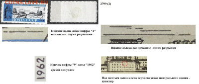 Марки СССР 1962. №2799 Руставский комбинат разновидность (2) - 2799 (2)