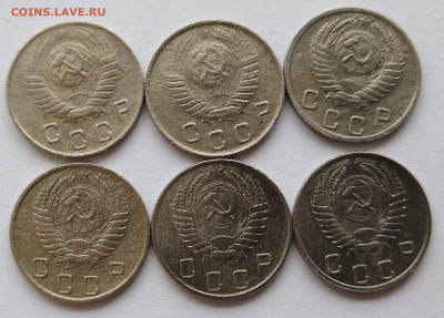 10 копеек 1932-1957г (19 штук) с 200 до 10.11.2022г. 22:00 - 2р