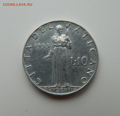 Ватикан 10 лир 1953 г. до 16.11.22 - DSCN4091.JPG
