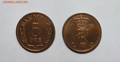 Дания 5 эйре 1969 года Фредерик IX - 13.11 - IMG_20221109_065357