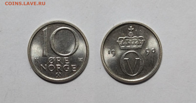 Норвегия 10 эйре 1990 года Улаф V - 13.11 - IMG_20221109_065854