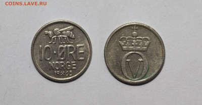Норвегия 10 эйре 1963 года Улаф V - 13.11 - IMG_20221109_065907
