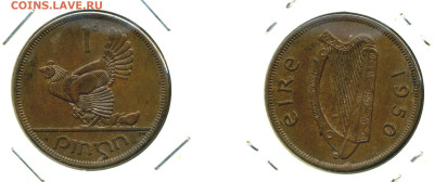 Ирландия 1 пенни, 1950 до 14.11 - 1p1950