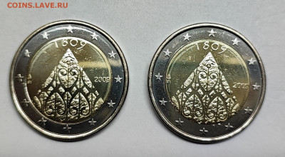 2 евро Финляндии 200 лет 2009 АНЦ до 21.30 МСК 17.11.22 - 1668154373064