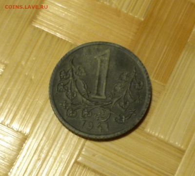Богемия и Моравия, 1 крона 1941г. - P1060449.JPG