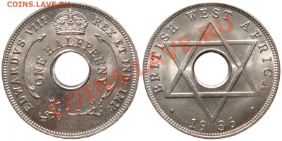 « - Мне трона не надо - любимую дай!» - bwafr_1halfpenny_1936