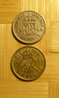 Великобритания, 6 монет. 1942-1951 гг. Блиц. - P1060441.JPG