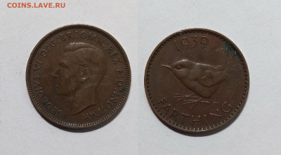 Великобритания фартинг 1939 г Георг VI - 16.11 - IMG_20221111_201036