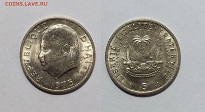 Гаити 5 сантимов 1975 года, без оборота - 16.11 - IMG_20221111_201518