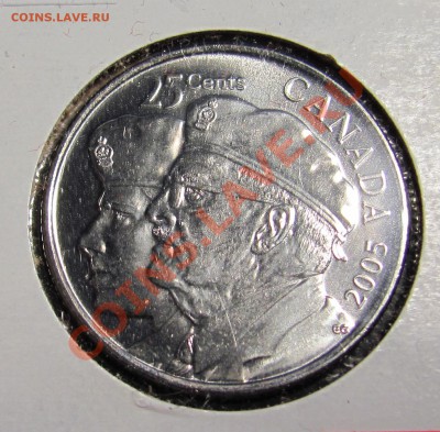 E65 25¢ Канада Ветераны 2005P B-UNC до 09.12 в 22°° - E65 25c veteran 2005_1