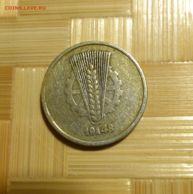 Германия, 10 пфеннигов , 1948 г. - P1060476.JPG