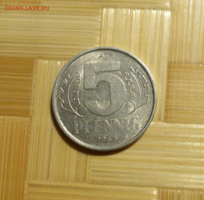 ГДР, 5 пфеннигов 1968 г. - P1060479.JPG