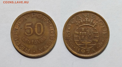 Португальский Мозамбик 50 сентаво 1974 года - 18.11 - IMG_20221114_120828