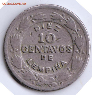 ГОНДУРАС 10 сентаво 1956 г. до 22.11.22 г. в 23.00 - 039