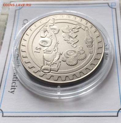 1 доллар 2018г. Моторспорт. Титан 990 проба.до 20.11.22 - 58