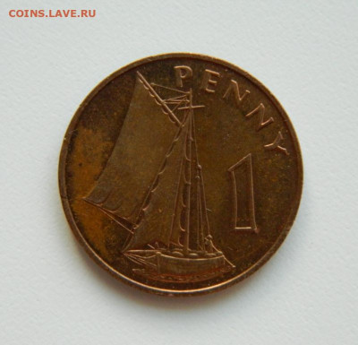 Британская Гамбия 1 пенни 1966 г. (Лодка) до 21.11.22 - DSCN4259.JPG