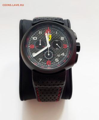 Продам Часы Ferrari F1 Classic Watch in carbon fibre - chasy-ferrari-scuderia-chernyj-bezel-chrono (2)