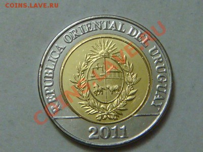 -vБ- Уругвай 10 песо 2011 бимет. до 8.12(21.00) - DSC05837.JPG
