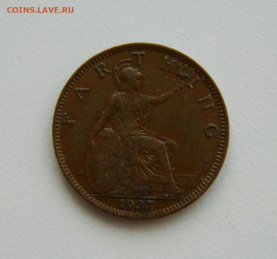 Великобритания 1 фартинг 1927 г. до 22.11.22 - DSCN4280.JPG