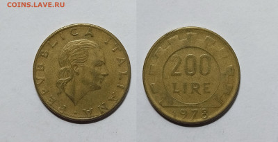 Италия 200 лир 1978 года - 20.11 - IMG_20221116_194105
