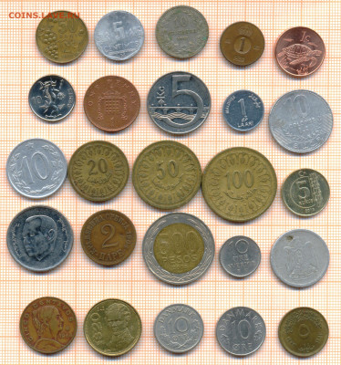 монеты разные 1 от 5 руб. фикс цена - лист 1 001