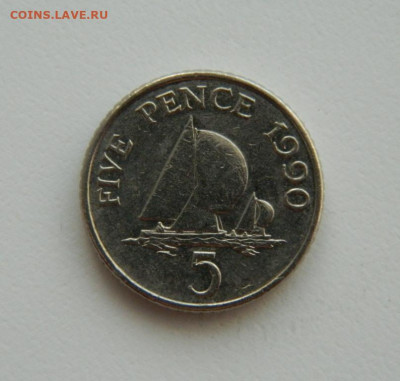 Гернси 5 пенсов 1990 г. (Парусник) до 23.11.22 - DSCN4311.JPG
