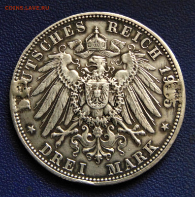 Саксония-Майнинген. 3 марки 1915. Бюджетная. До 25.11.22. - DSC03206.JPG