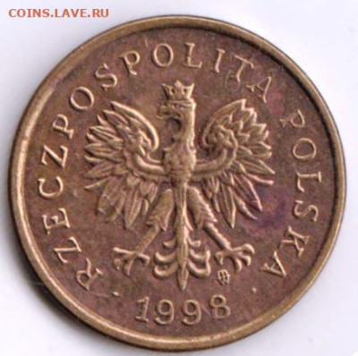 ПОЛЬША 2 гроша 1998 г. до 25.11.22 г. в 23.00 - 002