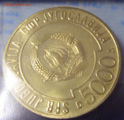 5000 динар 1989 Югославия (пятнышки) №1 26.11.22 22:00 М - CIMG1106.JPG