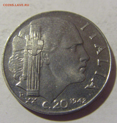 20 чентезимо 1942 Италия №1 26.11.2022 22:00 МСК - CIMG1624.JPG