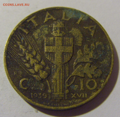 10 чентезимо 1939 Италия №1 26.11.2022 22:00 МСК - CIMG1652.JPG