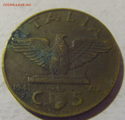 5 чентезимо 1941 Италия №1 26.11.2022 22:00 МСК - CIMG1668.JPG