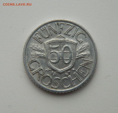 Австрия 50 грошей 1947 г. до 24.11.22 - DSCN4440.JPG