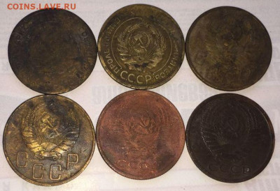 5 копеек(1926-1962гг) 6 штук - image-21-11-22-01-40
