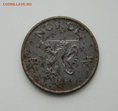 Норвегия 5 эре 1944 г. (Железо) до 24.11.22 - DSCN4448.JPG