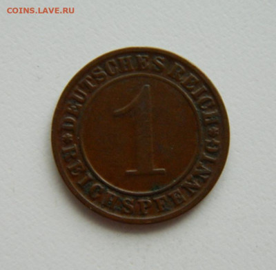 Германия 1 рейхспфенниг 1925 г. "G" до 28.11.22 - DSCN4488.JPG