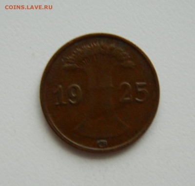 Германия 1 рейхспфенниг 1925 г. "G" до 28.11.22 - DSCN4489.JPG